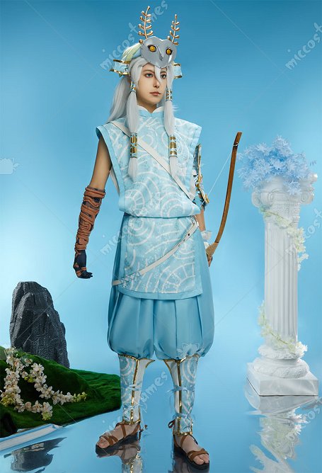 The Legend of Zelda: Tears of The Kingdom Link Disfraz de Cosplay Chaleco y Pantalón Combinados con Cinturón y Accesorio Para la Cabeza