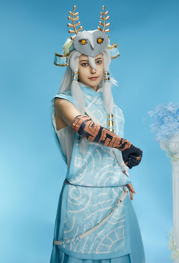 The Legend of Zelda: Tears of The Kingdom Link Disfraz de Cosplay Chaleco y Pantalón Combinados con Cinturón y Accesorio Para la Cabeza