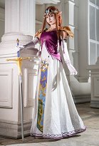 The Legend of Zelda Princesa Zelda Cosplay Vestido Chaleco y Enagua con Accesorio Completo The Legend of Zelda Princesa Zelda Cosplay Vestido Chaleco y Enagua con Accesorio Completo