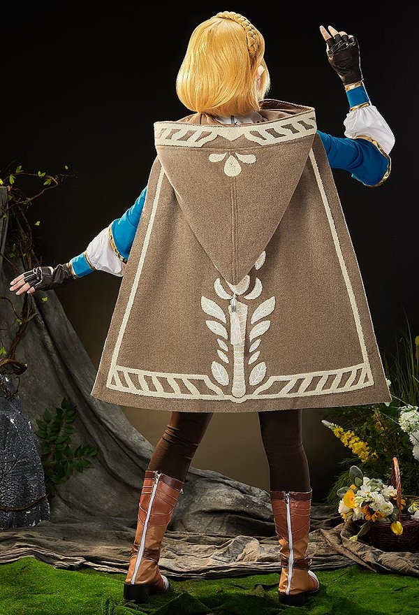 Premium Ver The Legend of Zelda Princess Zelda Embroidered Tweed Cosplay Cape