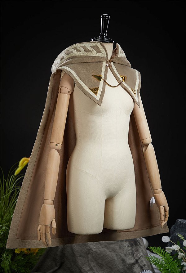 Premium Ver The Legend of Zelda Princess Zelda Embroidered Tweed Cosplay Cape
