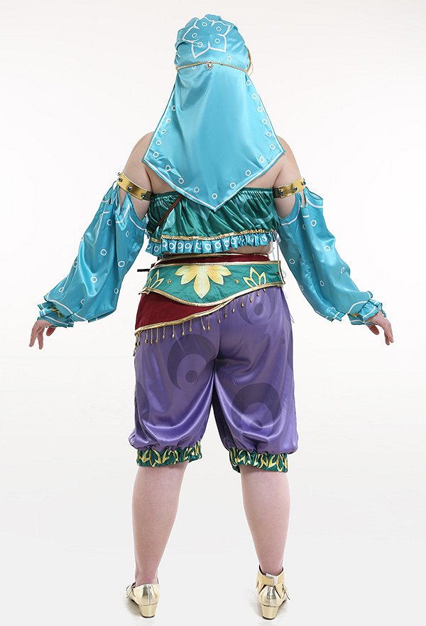 Plus Size Female The Legend of Zelda Breath of the Wild Link Women Gerudo Outfit Cosplay Costume