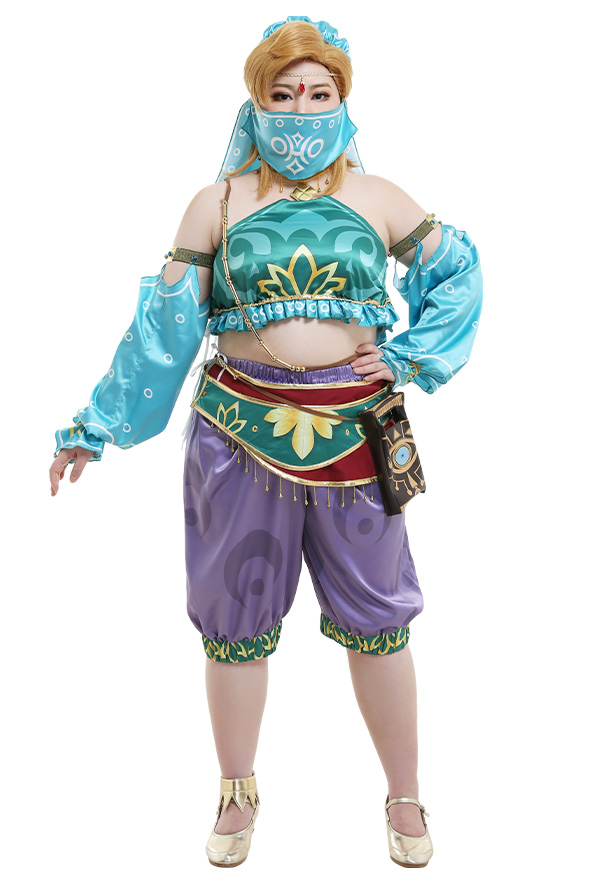Talla grande Mujer The Legend of Zelda Breath of the Wild Link Mujer Atuendo de Gerudo