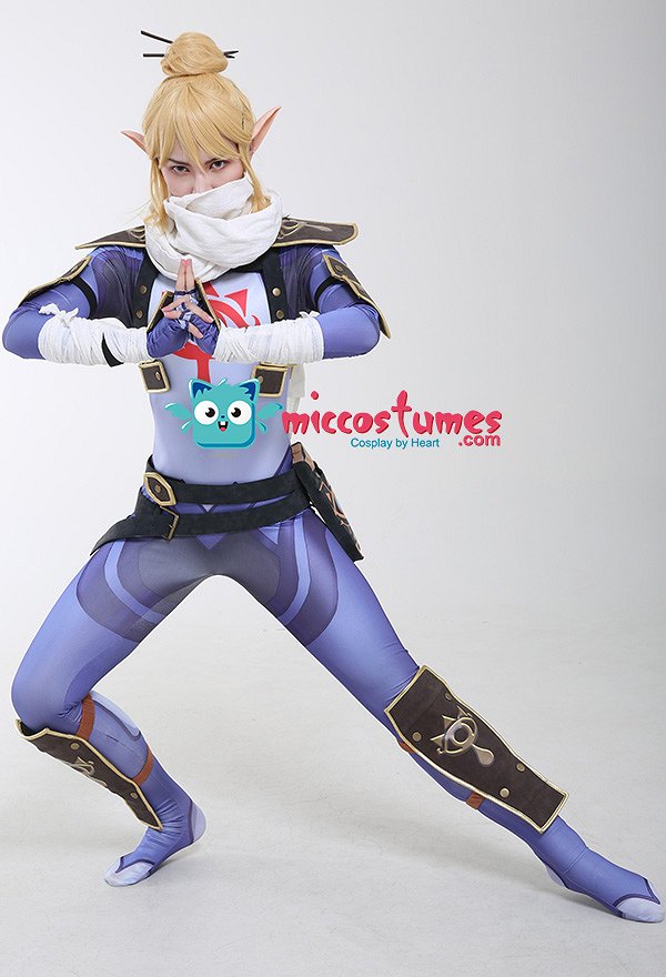 The Legend of Zelda Breath of the Wild Link Disfraz de Cosplay Stealth Armor Set The Legend of Zelda Breath of the Wild Link Disfraz de Cosplay Stealth Armor Set