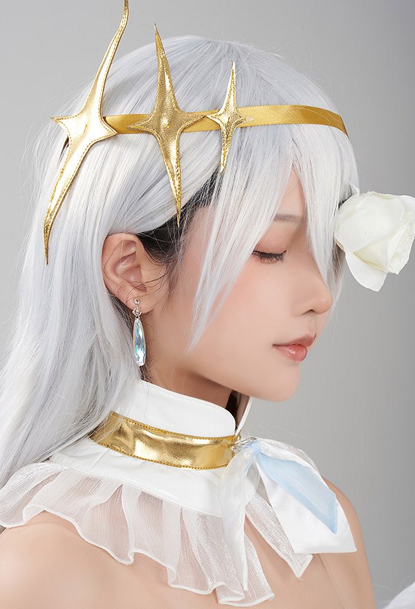 Azur Lane Emden Cosplay Traje de Body y Medias Conjunto con Pendientes y Tocado Azur Lane Emden Cosplay Traje de Body y Medias Conjunto con Pendientes y Tocado