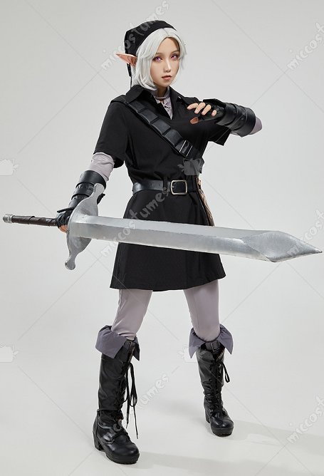 The Legend of Zelda: Breath of the Wild Dark Link Cosplay Costume Top Pants with Hat Other Accessories