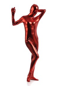 Halloween Weihnachten Glänzend Body Cosplay Kostüm Zentai