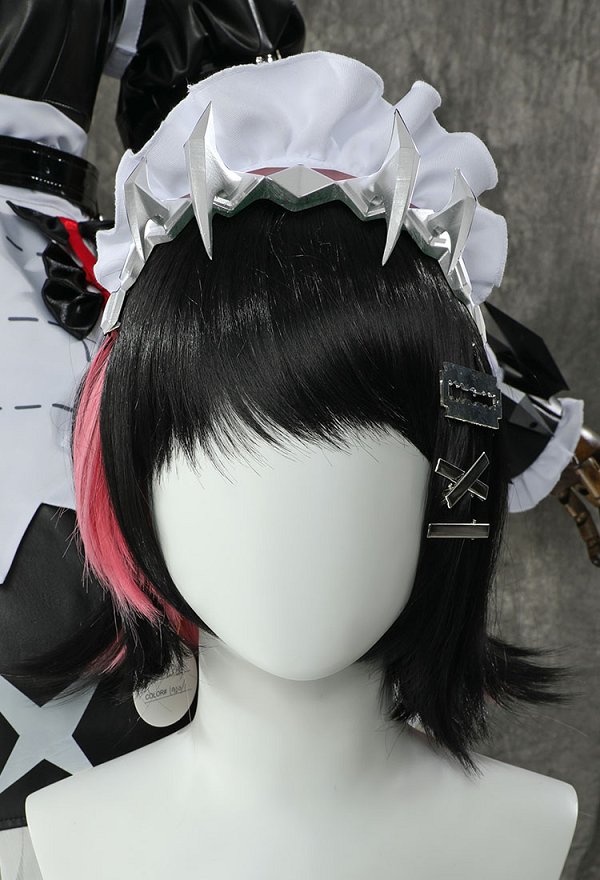 Zenless Zone Zero Ellen Joe Cosplay Costume Maid Outfit Set Dress Apron with Hairband Wristbands