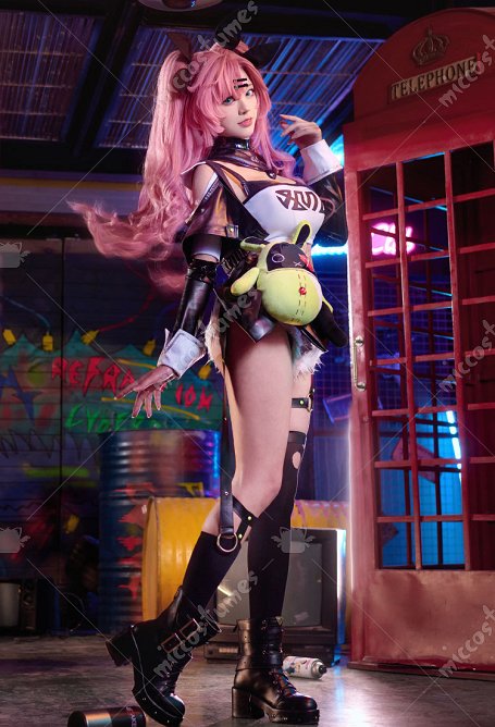 Zenless Zone Zero Nicole Demara Cosplay Costume Top Court et Veste avec Short et Poupée