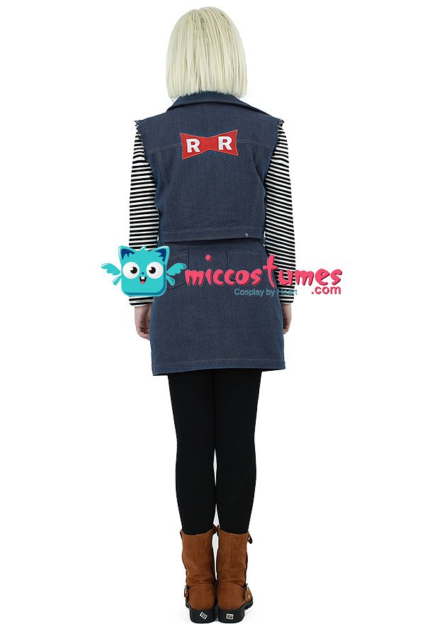Anime Android 18 Cosplay Costume Anime Android 18 Cosplay Costume