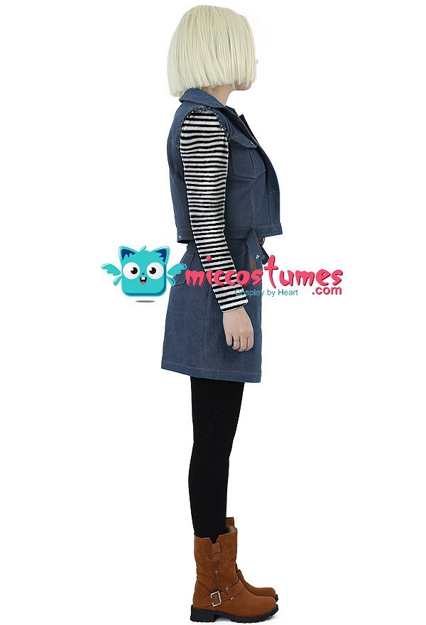 Anime Android 18 Cosplay Costume Anime Android 18 Cosplay Costume