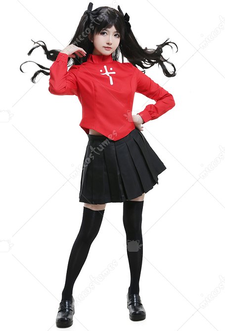 Fate Stay Night Rin Tohsaka Cosplay Kostüm