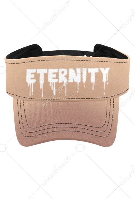 UV Protection Beach Cap Tiramisu Gradient Pattern Adjustable Sun Visor Cap