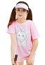 UV Protection Beach Cap Kawaii Bunny Pattern Adjustable Sun Visor Cap
