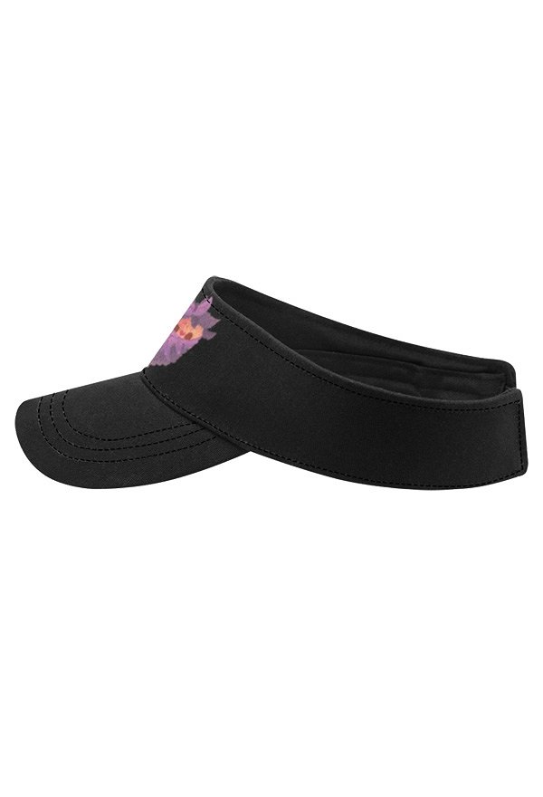 UV Protection Beach Cap Strawberry Devil Pattern Adjustable Sun Visor Cap