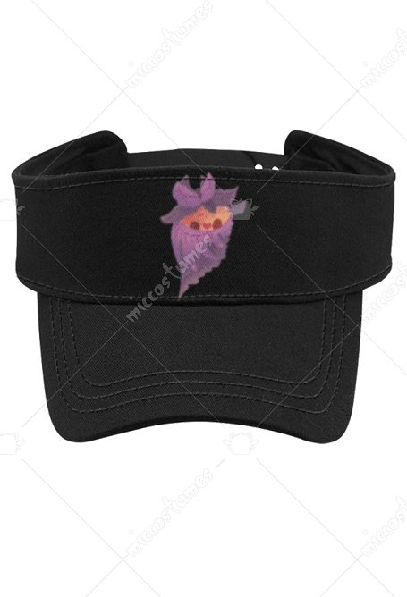 UV Protection Beach Cap Strawberry Devil Pattern Adjustable Sun Visor Cap