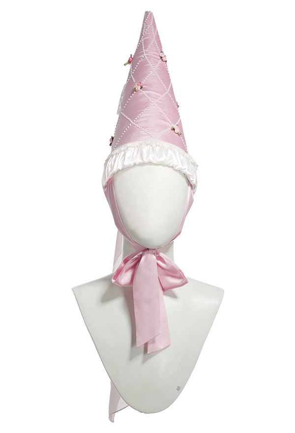 Sombrero Hennin de Princesa Renacentista Daizbella Tocado Cónico Puntiagudo Medieval