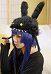 Chapeau Peluche Fourrure Dérivé Spriggan Stonecarrier Chapeau avec Pierre Décoration