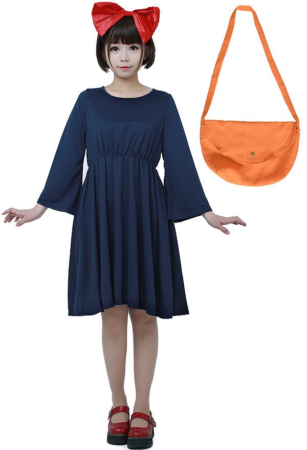 Kikis kleiner Lieferservice Halloween Cosplay Kostüm Hexe Kleid