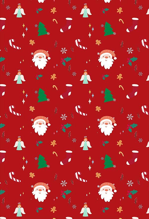 Christmas Women Adults Cartoon Red Santa Claus Pattern Print High Waist Yoga Leggings Workout Running Pants Sportswear