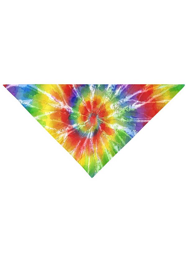 Halloween Personalized Cat Dog Bandana with Rainbow Pattern