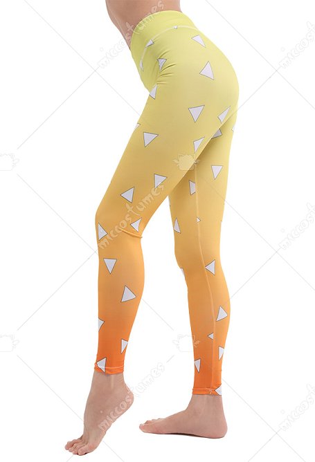 Women Adult Thunder Print Yoga Trousers High Waist Leggings Workout Running Pants  Sportswear