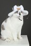 MH Wilds‌ Felyne Cat Cosplay Hat Plush Hat Accessory for Small Pets