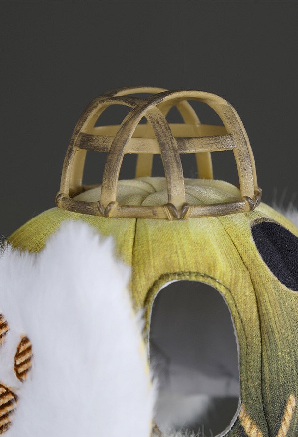 MH Wilds‌ Felyne Cat Cosplay Hat Plush Hat Accessory for Small Pets