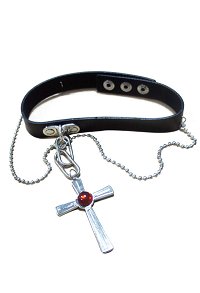 Rosario + Vampire Moka Akashiya Cosplay Cross Necklace