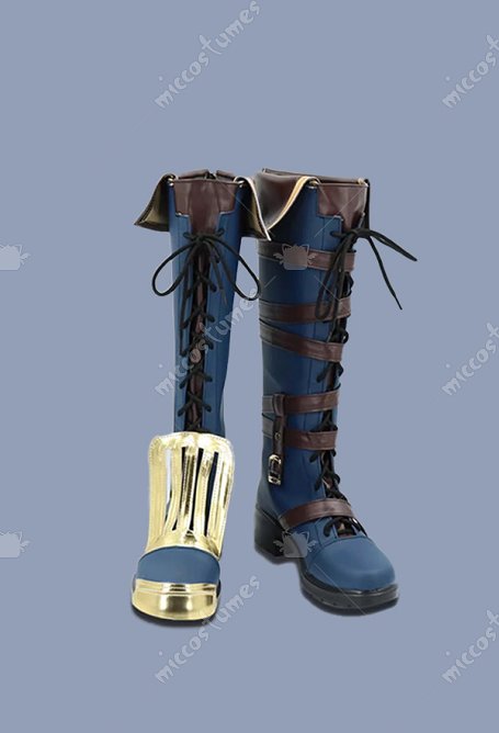 Arcane LOL Vi Zapatos de Cosplay Botas con cordones