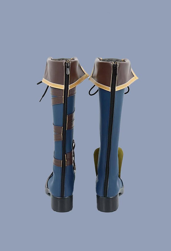 Arcane LOL Vi Cosplay Kostüm Schnürstiefel