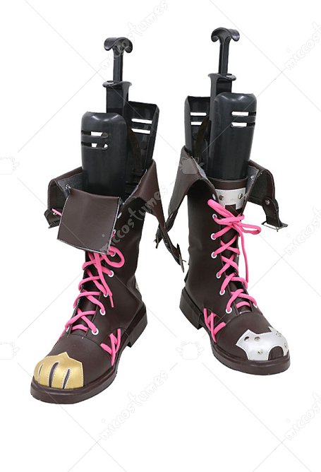 Botas de cuero con cordones para cosplay de Arcane LOL Jinx para hombre