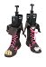 Arcane LOL Jinx Cosplay Shoes Lace-Up Leather Boots for Men