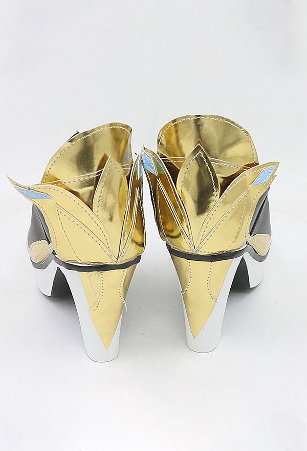 Genshin Impact Shenhe Chunky Heel Platform Sandals Cosplay Shoes