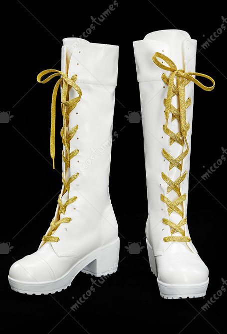 K-POP: Cazadoras de Demonios Cosplay Botas blancas con cordones