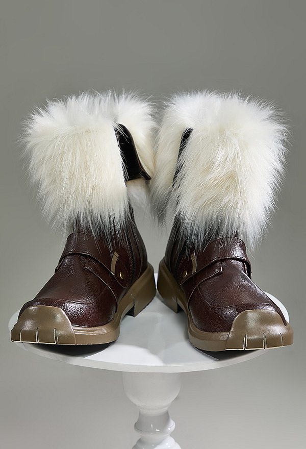 Rival Niñas Ardilla Chica Cosplay Zapatos Botas Marrón Oscuro Rival Niñas Ardilla Chica Cosplay Zapatos Botas Marrón Oscuro