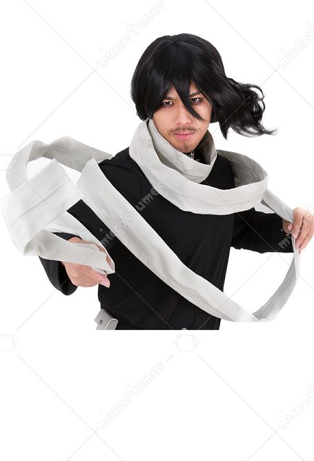 Mon Héros Academia Shota Aizawa Écharpe Cosplay Tête Gomme