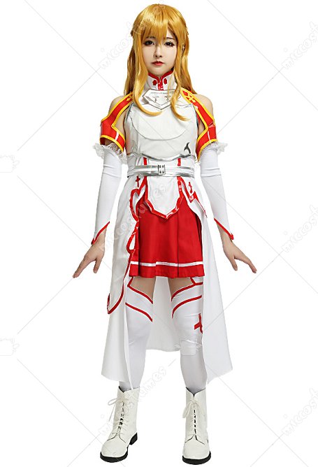 Disfraz Cosplay de SAO Asuna Yuuki