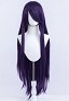 Doki Doki Literature Club Yuri Cosplay Wig Long Straight Dark Purple Wig