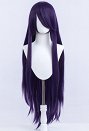 Doki Doki Literature Club Yuri Cosplay Wig Long Straight Dark Purple Wig