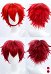 Universal Anime Game Cosplay Wig Red Series Reverse Short Hair Wig