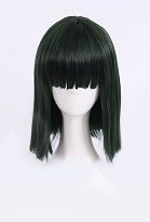 Cosplay Perücke Dunkelgrün Kurze Glatte Perücke mit Pony Cosplay Perücke Dunkelgrün Kurze Glatte Perücke mit Pony
