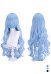 Anime Spiel Cosplay Perücke Universal Blau Serie 80cm Lange Lockige Perücke