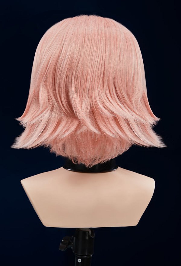 Perruque courte rose fumé pour cosplay de Ninja Sakura