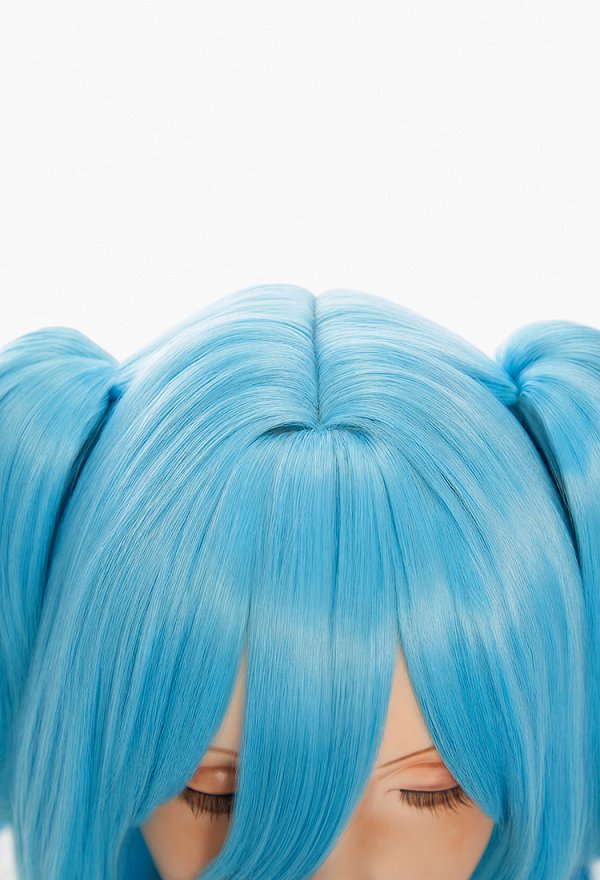 Peluca de Cosplay de Goddess of Victory: Nikke Mekami Shifty Peluca Azul Larga