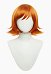Taimanin Asagi Igawa Sakura Cosplay Wig Orange Short Wig