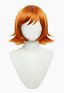 Peluca de Cosplay de Taimanin Asagi Igawa Sakura Peluca Corta Naranja