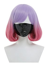 Luna Cosplay Wig Pink Purple Gradient Short Bob Wig