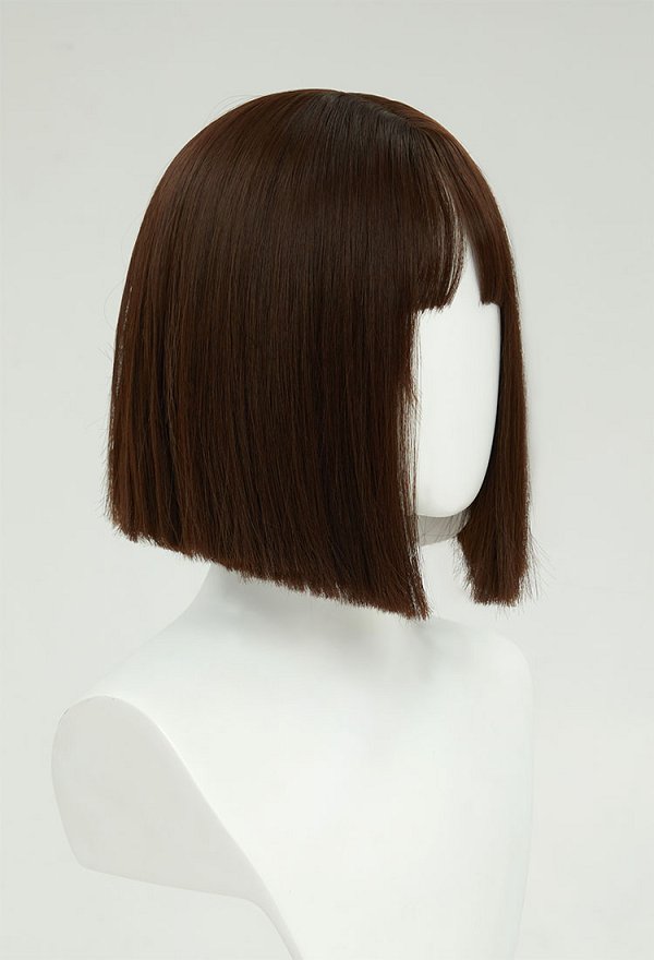 TADC Clown Girl Cosplay Wig Chocolate Color Short Straight Wig