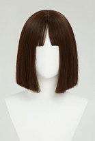 TADC Clown Girl Cosplay Wig Chocolate Color Short Straight Wig TADC Clown Girl Cosplay Wig Chocolate Color Short Straight Wig